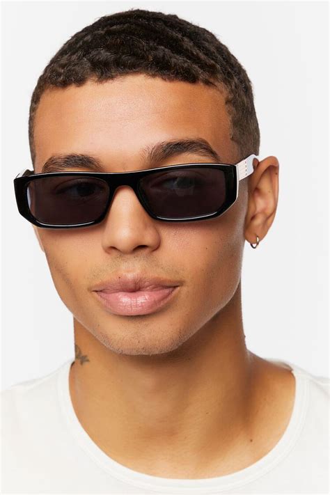 Rectangular frame sunglasses 